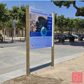 Cartelleres informatives per a Canals de Natació a Platges